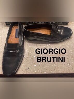 Giorgio BRUTINI Loafers Black 9.5